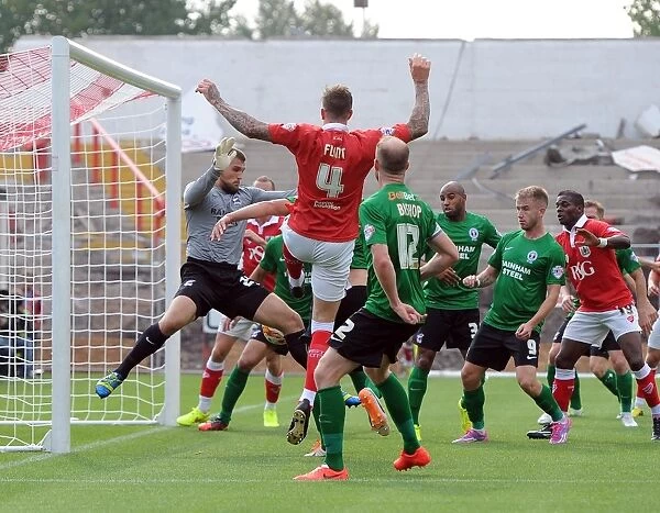 Aden Flint Scores: Bristol City's Victory Against Scunthorpe United, September 2014