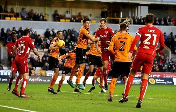 Aden Flint Scores Dramatic Goal: Wolverhampton Wanderers vs. Bristol City, Sky Bet Championship (26th December 2016)
