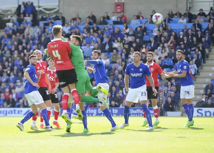 Framed Print : Aden Flint Scores the Winning Goal: Bristol City's Triumph at Chesterfield (April 2015) Framed Print : Aden Flint Scores the Winning Goal: Bristol City's Triumph at Chesterfield (April 2015)