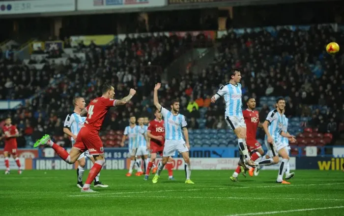 Framed Print : Aden Flint Scores the Winning Goal: Huddersfield Town vs. Bristol City, Sky Bet Championship (12 / 12 / 2015) Framed Print : Aden Flint Scores the Winning Goal: Huddersfield Town vs. Bristol City, Sky Bet Championship (12 / 12 / 2015)