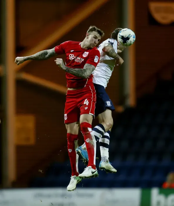 Framed Print : Aden Flint Wins a Header: Preston North End vs. Bristol City, Sky Bet Championship (April 4, 2017) Framed Print : Aden Flint Wins a Header: Preston North End vs. Bristol City, Sky Bet Championship (April 4, 2017)