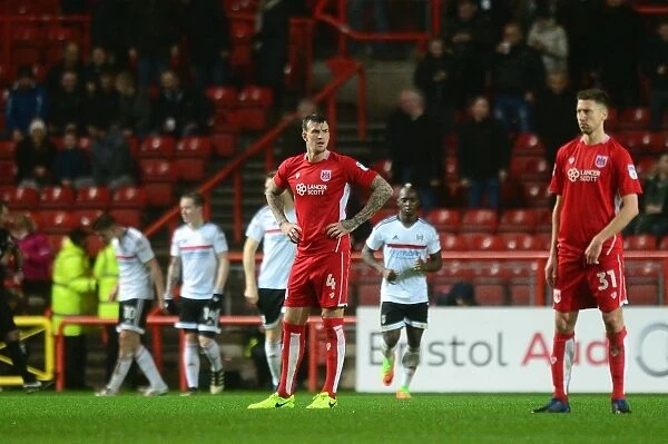 Aden Flint's Disappointment: Bristol City's Defeat Against Fulham, 2017