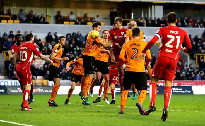 Framed Print : Aden Flint's Dramatic Goal: Bristol City Takes 2-1 Lead Over Wolverhampton Wanderers (December 2016) Framed Print : Aden Flint's Dramatic Goal: Bristol City Takes 2-1 Lead Over Wolverhampton Wanderers (December 2016)