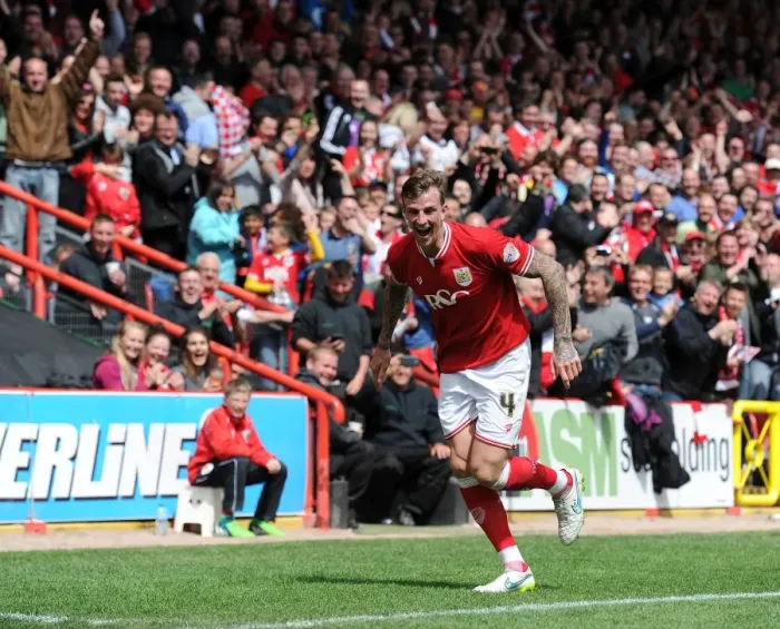 Framed Print : Aden Flint's Epic Goal: Bristol City's Sky Bet League One Triumph over Walsall (May 2015) Framed Print : Aden Flint's Epic Goal: Bristol City's Sky Bet League One Triumph over Walsall (May 2015)