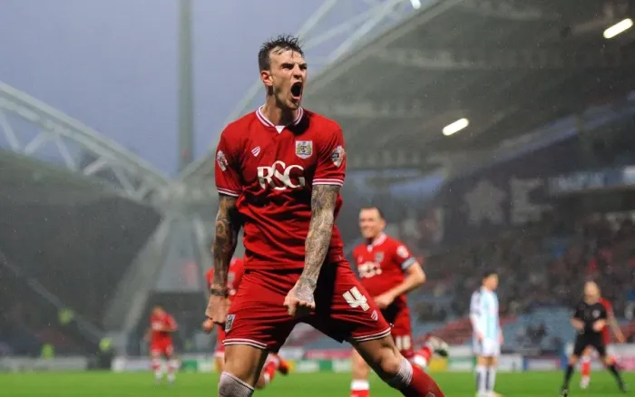 Framed Print : Aden Flint's Euphoric Goal Celebration: Huddersfield vs. Bristol City, Sky Bet Championship (December 12, 2015) Framed Print : Aden Flint's Euphoric Goal Celebration: Huddersfield vs. Bristol City, Sky Bet Championship (December 12, 2015)
