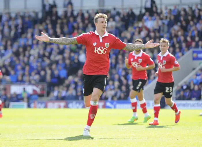 Framed Print : Aden Flint's Euphoric Goal: Chesterfield vs. Bristol City, League One, 2015 Framed Print : Aden Flint's Euphoric Goal: Chesterfield vs. Bristol City, League One, 2015