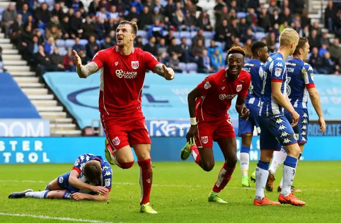 Framed Print : Aden Flint's Euphoric Goal: Wigan Athletic vs. Bristol City, Sky Bet Championship (March 11, 2017) Framed Print : Aden Flint's Euphoric Goal: Wigan Athletic vs. Bristol City, Sky Bet Championship (March 11, 2017)