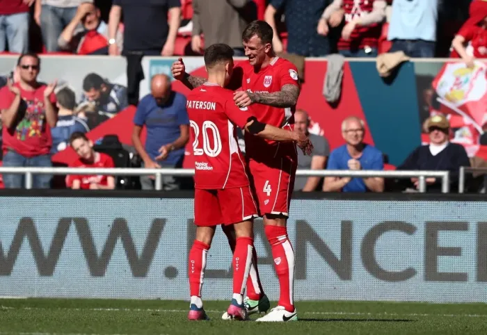 Framed Print : Aden Flint's Game-Winning Goal: Bristol City vs Barnsley (220417) Framed Print : Aden Flint's Game-Winning Goal: Bristol City vs Barnsley (220417)
