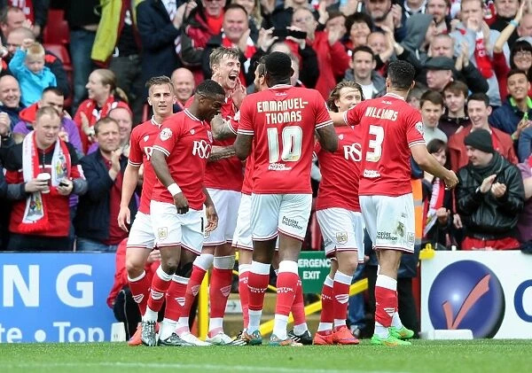 Aden Flint's Goal Celebration: Packed Williams Stand Roars at Ashton Gate - Bristol City vs Walsall, Sky Bet League One