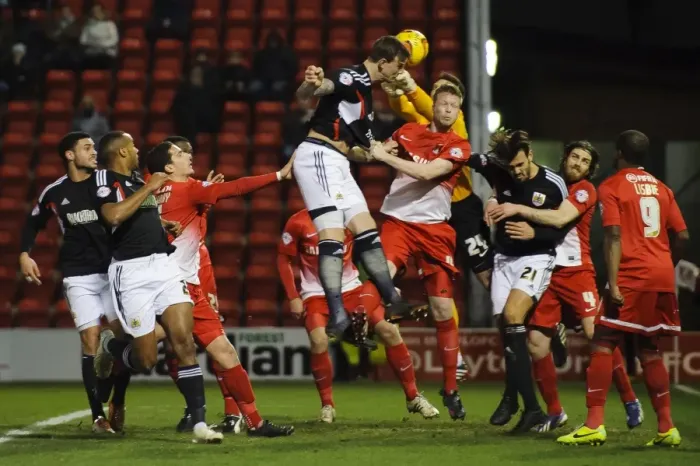Framed Print : Aden Flint's Heading Attempt in Leyton Orient vs. Bristol City Football Match, February 2014 Framed Print : Aden Flint's Heading Attempt in Leyton Orient vs. Bristol City Football Match, February 2014