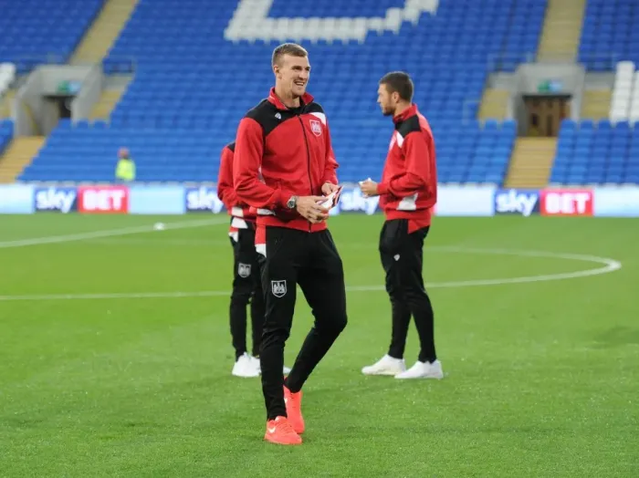 Framed Print : Aden Flint's Pre-Match Focus: Cardiff City vs. Bristol City, 14th October 2016