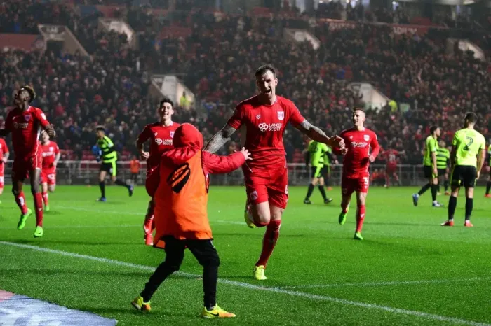 Framed Print : Aden Flint's Thrilling Goal: Bristol City vs. Huddersfield Town, Sky Bet Championship (17 March 2017) Framed Print : Aden Flint's Thrilling Goal: Bristol City vs. Huddersfield Town, Sky Bet Championship (17 March 2017)