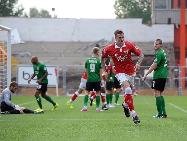 Aden Flint's Thrilling Goal: Bristol City's Triumph Over Scunthorpe United, September 6, 2014