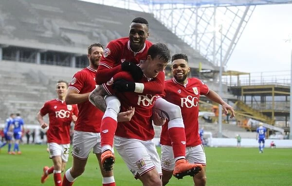Aden Flint's Thrilling Goal Celebration: Bristol City vs Ipswich Town, 2016