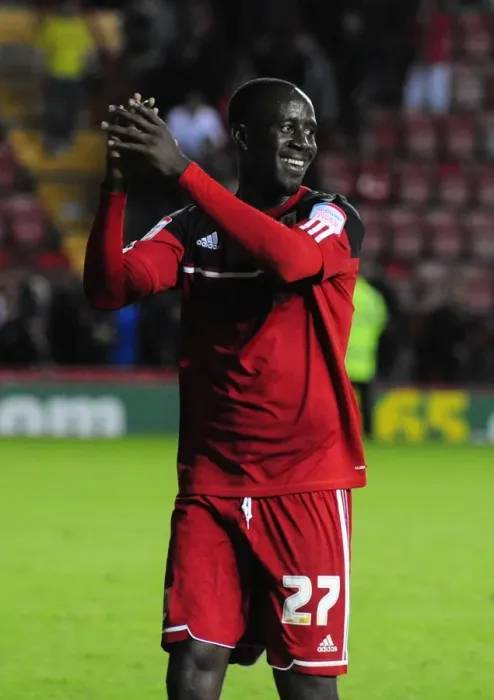 Framed Print : Adomah in Action: Bristol City vs Crystal Palace, Championship 2012