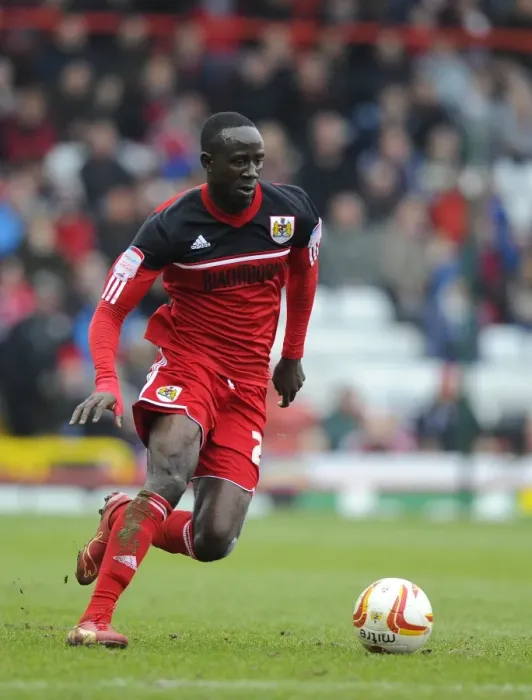 Framed Print : Adomah in Action: Bristol City vs Middlesbrough, Npower Championship (09 / 03 / 2013)