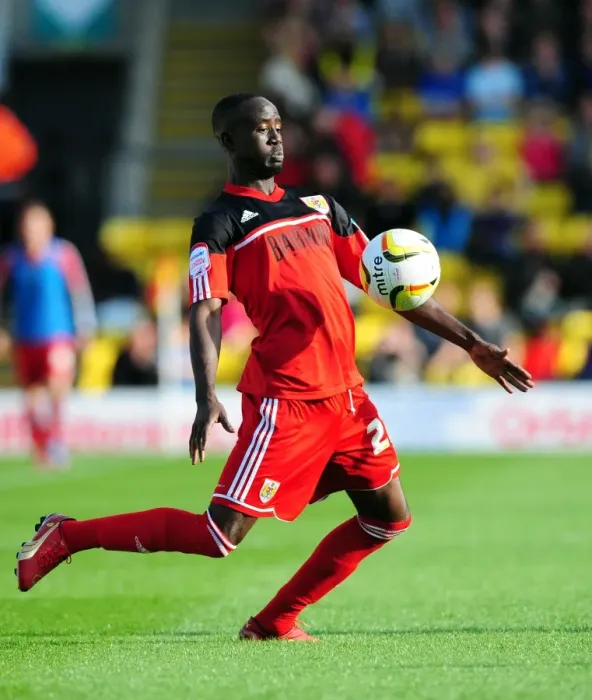 Framed Print : Adomah in Action: Championship Showdown - Watford vs. Bristol City, September 2012 Framed Print : Adomah in Action: Championship Showdown - Watford vs. Bristol City, September 2012