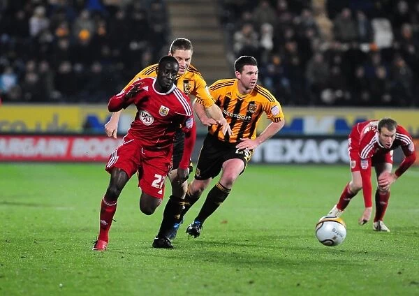 Adomah vs Dawson: Clash of the Wings in Hull City vs Bristol City Championship Match, 18 / 12 / 2010