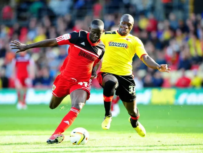 Framed Print : Adomah vs. Nosworthy: Intense Battle for Control in Watford vs. Bristol City Championship Clash Framed Print : Adomah vs. Nosworthy: Intense Battle for Control in Watford vs. Bristol City Championship Clash