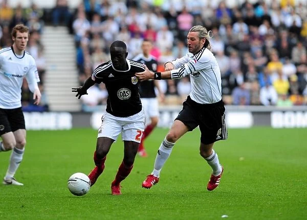 Adomah vs Savage: Championship Battle at Pride Park - Derby County vs Bristol City (30 / 04 / 2011)