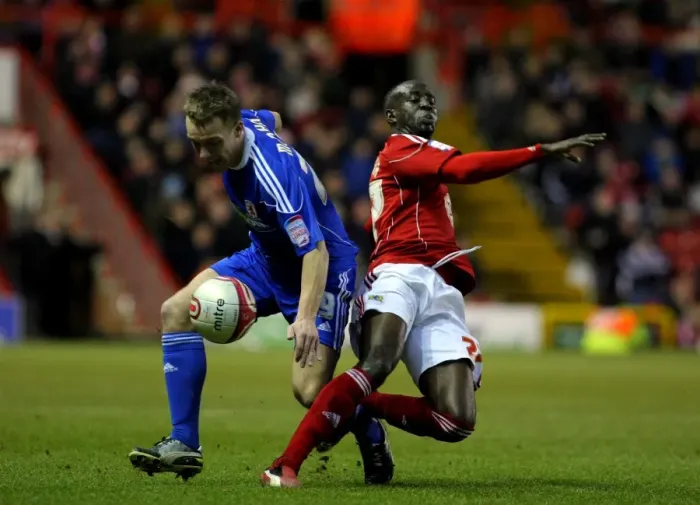 Framed Print : Adomah vs. Taylor: Battling for Championship Supremacy - Bristol City vs. Middlesbrough, 2011 Framed Print : Adomah vs. Taylor: Battling for Championship Supremacy - Bristol City vs. Middlesbrough, 2011
