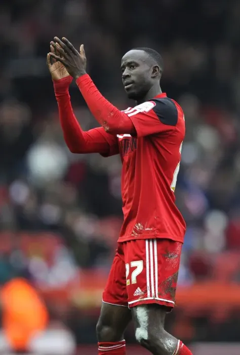 Framed Print : Adomah's Euphoric Goal Celebration: Bristol City vs. Middlesbrough, Npower Championship (09 / 03 / 2013) Framed Print : Adomah's Euphoric Goal Celebration: Bristol City vs. Middlesbrough, Npower Championship (09 / 03 / 2013)