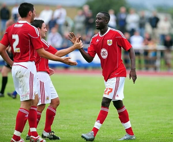 Adomah's Euphoric Goal: Historic Moment for Bristol City at IFK Gothenburg