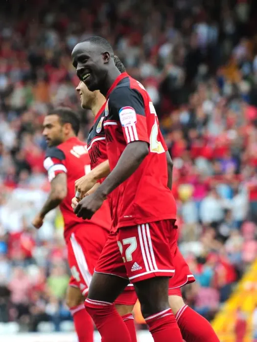 Framed Print : Adomah's Goal Celebration: Bristol City vs. Blackburn Rovers, Championship Football Match at Ashton Gate Stadium (September 15, 2012) Framed Print : Adomah's Goal Celebration: Bristol City vs. Blackburn Rovers, Championship Football Match at Ashton Gate Stadium (September 15, 2012)