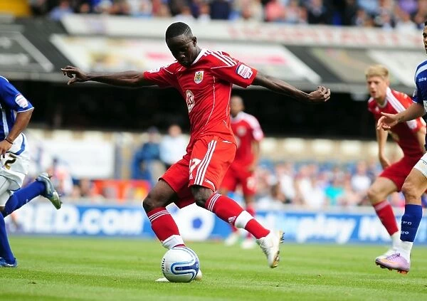 Adomah's Shot at Portman Road: Bristol City vs Ipswich Town, Championship 2010