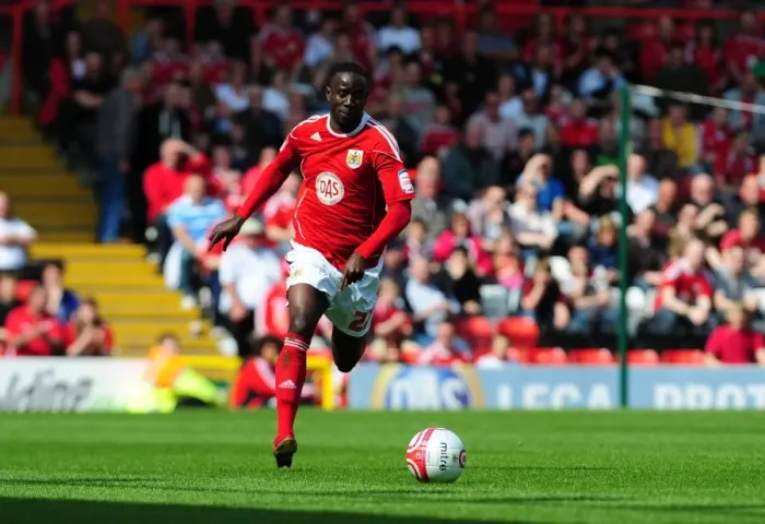 Framed Print : Adomah's Thriller: Bristol City vs Ipswich Town, Championship Showdown (16-04-2011)