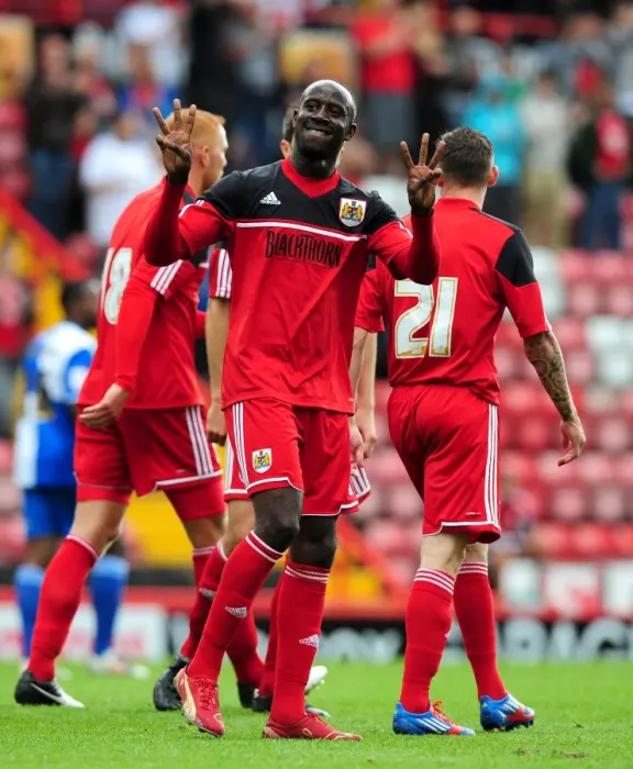 Framed Print : Adomah's Thriller: Celebrating Louis Carey's Testimonial with a Goal (August 4, 2012) - Bristol City vs. Bristol Rovers Framed Print : Adomah's Thriller: Celebrating Louis Carey's Testimonial with a Goal (August 4, 2012) - Bristol City vs. Bristol Rovers