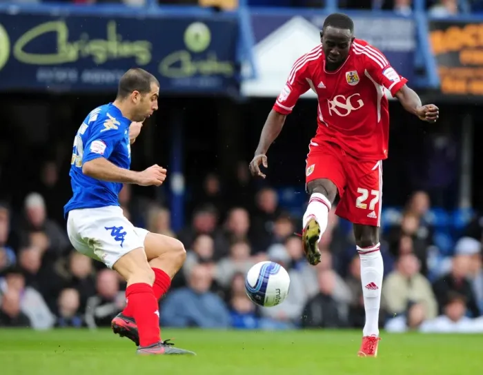 Framed Print : Adomah's Wide Shot: Portsmouth vs. Bristol City Football Rivalry (17-03-2012) Framed Print : Adomah's Wide Shot: Portsmouth vs. Bristol City Football Rivalry (17-03-2012)