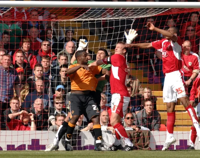 Framed Print : Adriano Basso in Action: Bristol City vs. Wolverhampton Wanderers Framed Print : Adriano Basso in Action: Bristol City vs. Wolverhampton Wanderers