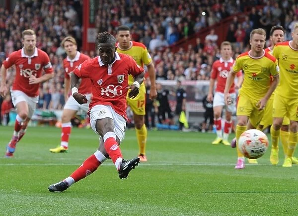Agard Scores the Penalty: Bristol City's Victory over MK Dons in Sky Bet League One