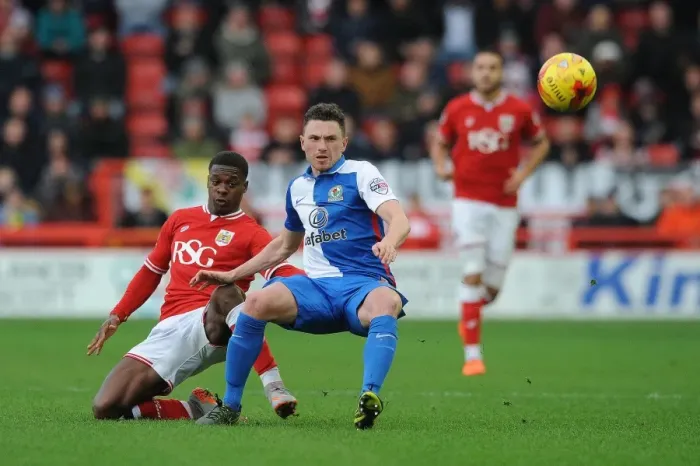 Framed Print : Agard vs Evans: Intense Battle for Possession in Bristol City vs Blackburn Rovers Championship Clash Framed Print : Agard vs Evans: Intense Battle for Possession in Bristol City vs Blackburn Rovers Championship Clash