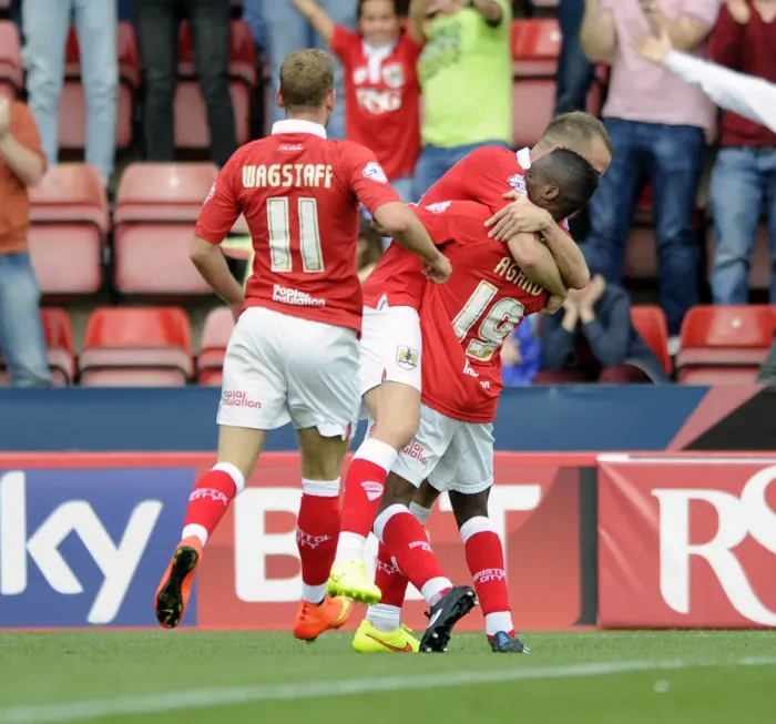 Framed Print : Agard's Debut Goal: Bristol City's Triumph Over Doncaster Rovers (September 13, 2014) Framed Print : Agard's Debut Goal: Bristol City's Triumph Over Doncaster Rovers (September 13, 2014)