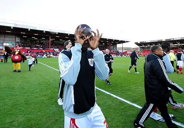 Albert Adomah in Action: Bristol City vs Barnsley at Ashton Gate Stadium (April 2012)