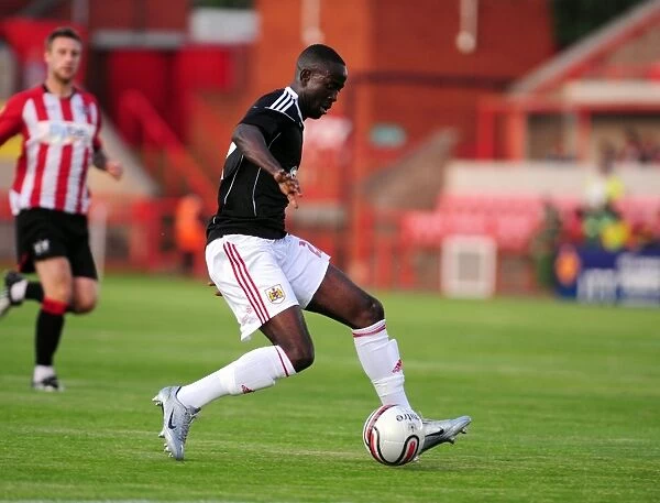 Albert Adomah in Action: Exeter City vs. Bristol City