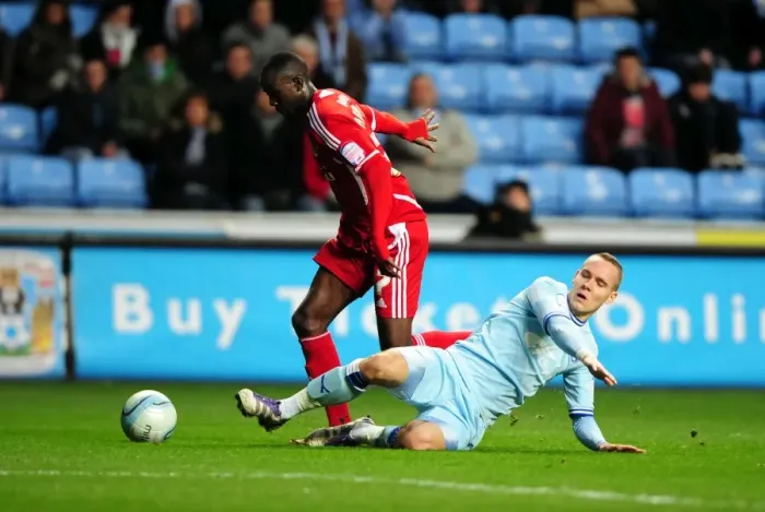 Framed Print : Albert Adomah Beats Coventry Defense: Coventry City vs. Bristol City, Championship Football Match, December 2011 Framed Print : Albert Adomah Beats Coventry Defense: Coventry City vs. Bristol City, Championship Football Match, December 2011