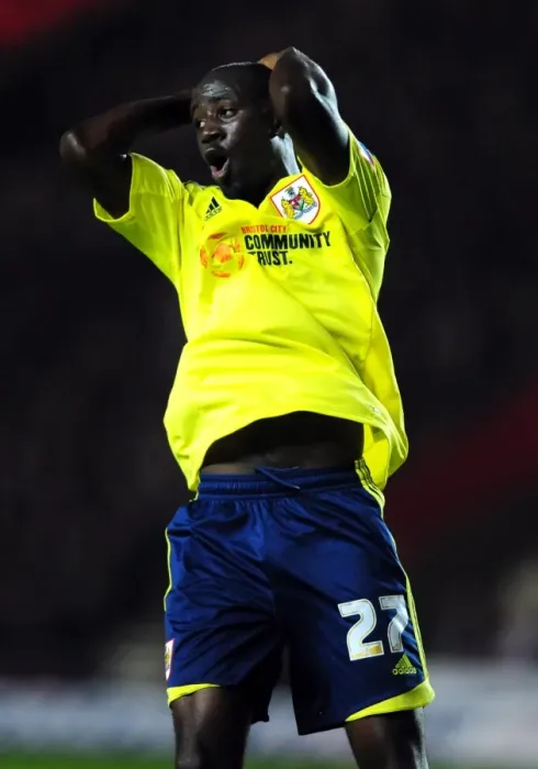 Framed Print : Albert Adomah of Bristol City in Championship Clash against Southampton, 30 / 12 / 2011 - Editorial Use Only Framed Print : Albert Adomah of Bristol City in Championship Clash against Southampton, 30 / 12 / 2011 - Editorial Use Only