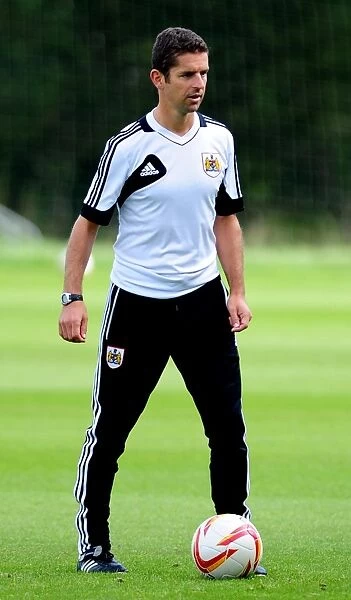 Alex Russell: Bristol City Under-21s Coach at Training, September 2012