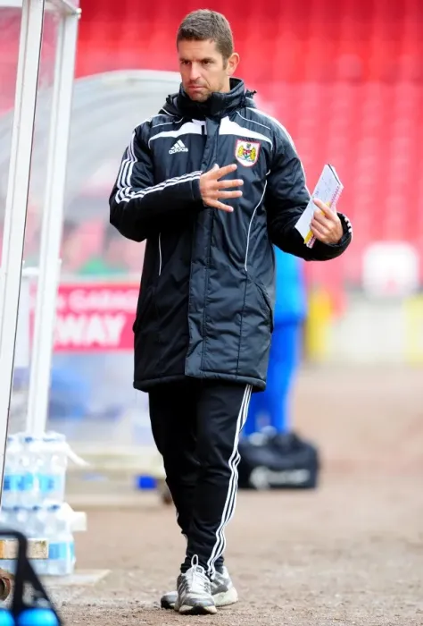 Framed Print : Alex Russell Leads Bristol City U21s Against Ipswich Town at Ashton Gate