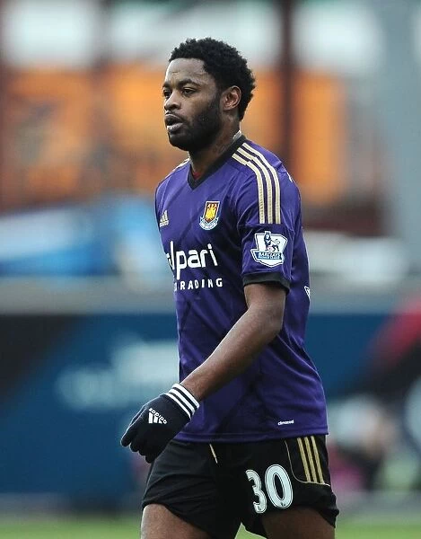Alexandre Song in Action: FA Cup Fourth Round - Bristol City vs West Ham United at Ashton Gate
