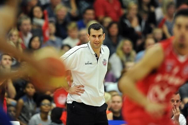 Andreas Kapoulas in Action: Leading the Charge for Bristol Flyers against Durham Wildcats