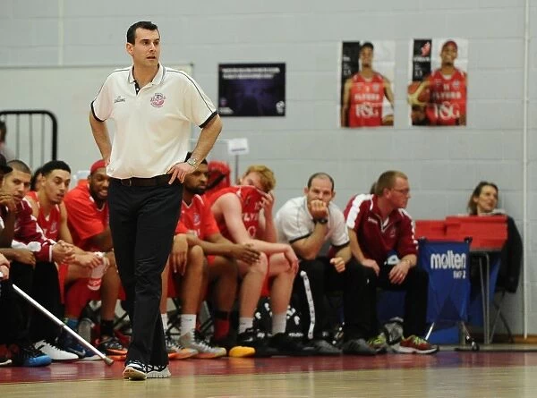 Andreas Kapoulas Leads the Charge: Bristol Flyers vs Manchester Giants Basketball Clash