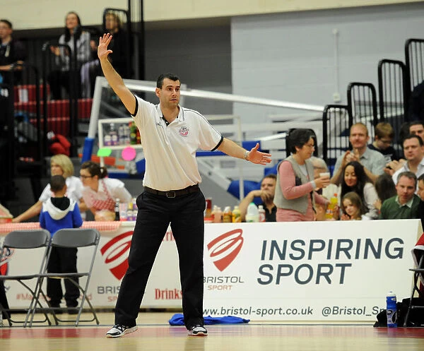 Andreas Kapoulas Leads the Charge: Intense Basketball Clash between Bristol Flyers and Newcastle Eagles