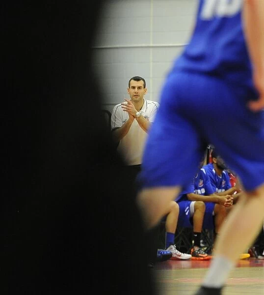 Andreas Kapoulas Leads the Charge: Intense Bristol Flyers vs. Newcastle Eagles Basketball Clash