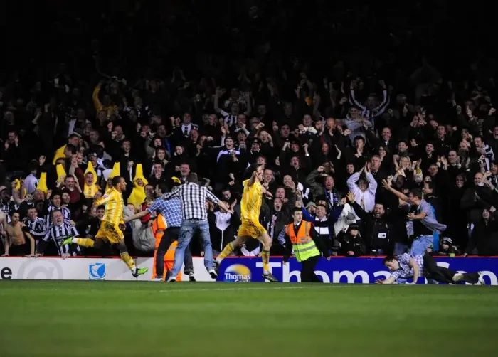 Framed Print : Andrew Carroll's Thrilling Goal Celebration: Bristol City vs. Newcastle United, Championship Match, Ashton Gate Stadium, 2003-10 Framed Print : Andrew Carroll's Thrilling Goal Celebration: Bristol City vs. Newcastle United, Championship Match, Ashton Gate Stadium, 2003-10