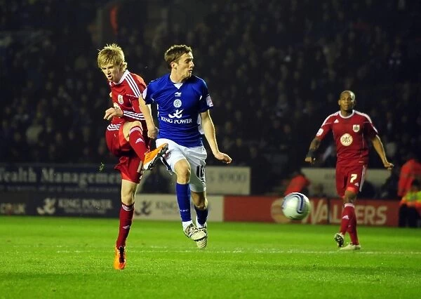Andy Keogh's Near-Miss: Leicester City vs. Bristol City Championship Clash (18 / 02 / 2011)