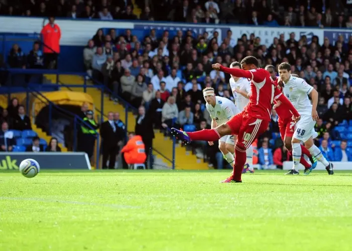 Framed Print : Andy Lonergan Saves Nicky Maynard's Penalty in Leeds United's Victory over Bristol City (16th September 2011) Framed Print : Andy Lonergan Saves Nicky Maynard's Penalty in Leeds United's Victory over Bristol City (16th September 2011)